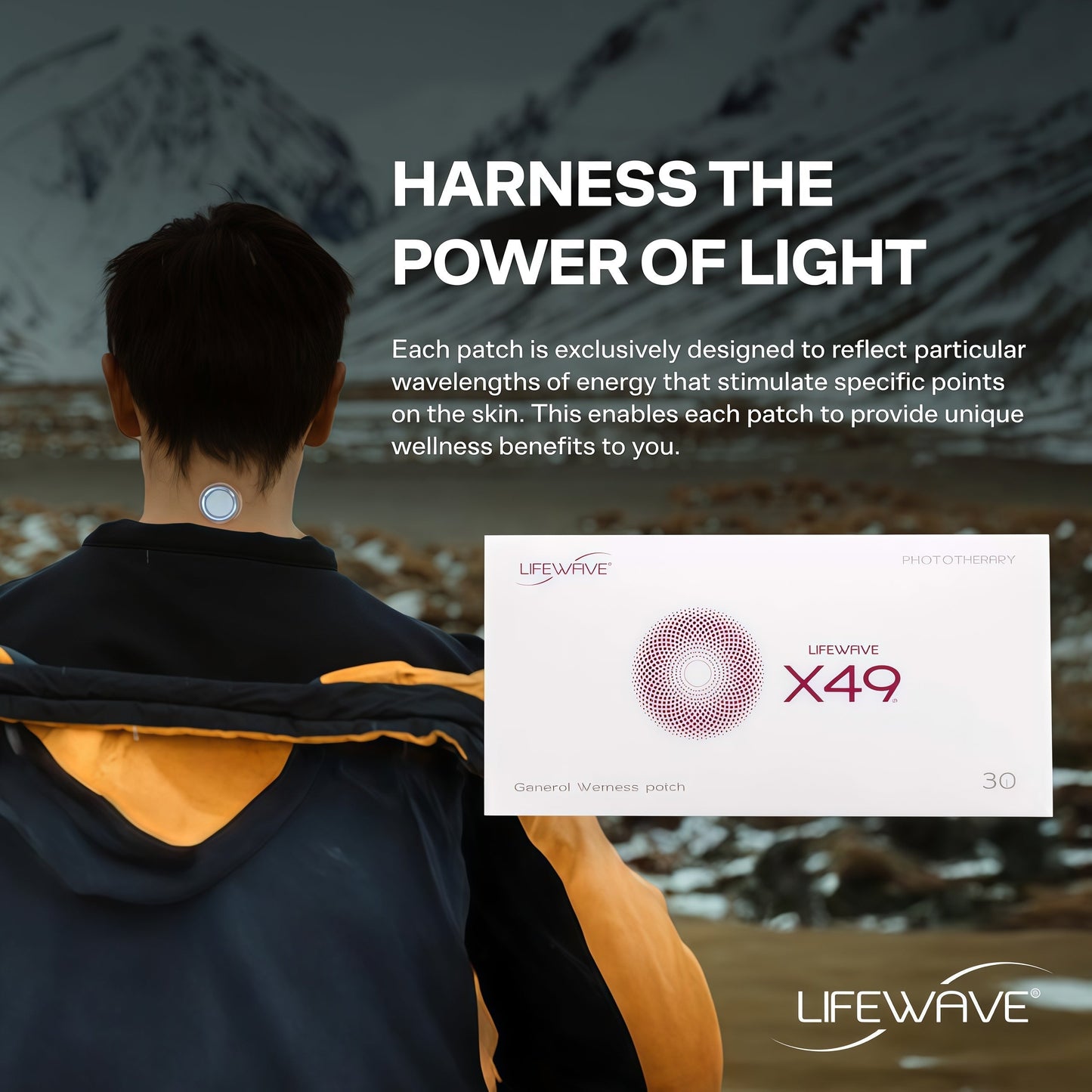 LifeWave X49® Patches - Promotes Performance, Strength & Stamina - Supports Maintaining a Healthy Weight Through Diet and Exercise Programs - No Drugs or Stimulants - Non-Transdermal - 30 Patches