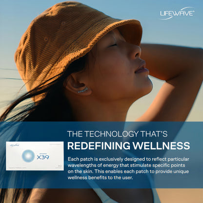 LifeWave X39® Patches - Supports Improvements of Strength and Stamina - Supports Improved Exercise Performance - No Drugs or Stimulants - Innovative Patch Technology for Enhanced Wellness - 30 Patches